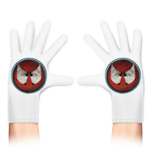 Заказать перчатки в Москве. Перчатки с полной запечаткой Blood Angels от GeekFox  - готовые дизайны и нанесение принтов.