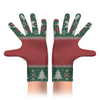 Заказать перчатки в Москве. Перчатки с полной запечаткой Вязаный узор от FireFoxa - готовые дизайны и нанесение принтов.