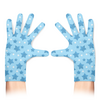 Заказать перчатки в Москве. Перчатки с полной запечаткой Синие Звезды от MariYang  - готовые дизайны и нанесение принтов.