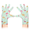 Заказать перчатки в Москве. Перчатки с полной запечаткой фламинго от solntse - готовые дизайны и нанесение принтов.