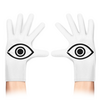 Заказать перчатки в Москве. Перчатки с полной запечаткой Бездомный бог (Маска с глазом) от GeekFox  - готовые дизайны и нанесение принтов.