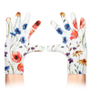 Заказать перчатки в Москве. Перчатки с полной запечаткой Полевые цветы от nadegda - готовые дизайны и нанесение принтов.