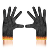 Заказать перчатки в Москве. Перчатки с полной запечаткой Пламя и дым от bd-art  - готовые дизайны и нанесение принтов.
