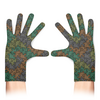 Заказать перчатки в Москве. Перчатки с полной запечаткой Puzzle Camo от Soluvel  - готовые дизайны и нанесение принтов.