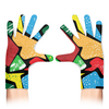 Заказать перчатки в Москве. Перчатки с полной запечаткой Цветная абстракция от IrinkaArt  - готовые дизайны и нанесение принтов.