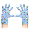 Заказать перчатки в Москве. Перчатки с полной запечаткой Санты от IrinkaArt  - готовые дизайны и нанесение принтов.
