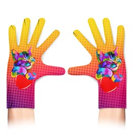 Заказать перчатки в Москве. Перчатки с полной запечаткой LIKE  от queen  - готовые дизайны и нанесение принтов.