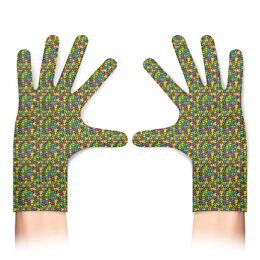 Заказать перчатки в Москве. Перчатки с полной запечаткой Без названия от Наталья Чернова - готовые дизайны и нанесение принтов.