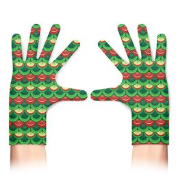 Заказать перчатки в Москве. Перчатки с полной запечаткой На ярких волнах от IrinkaArt  - готовые дизайны и нанесение принтов.