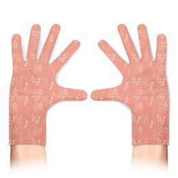 Заказать перчатки в Москве. Перчатки с полной запечаткой Весенние всходы от axenova-n@yandex.ru - готовые дизайны и нанесение принтов.