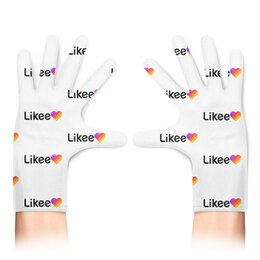 Заказать перчатки в Москве. Перчатки с полной запечаткой Лайк Likee  от MariYang  - готовые дизайны и нанесение принтов.