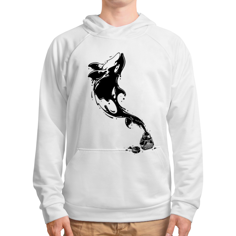 Printio Толстовка с полной запечаткой Чернильный дельфин printio футболка с полной запечаткой мужская чернильный дождь