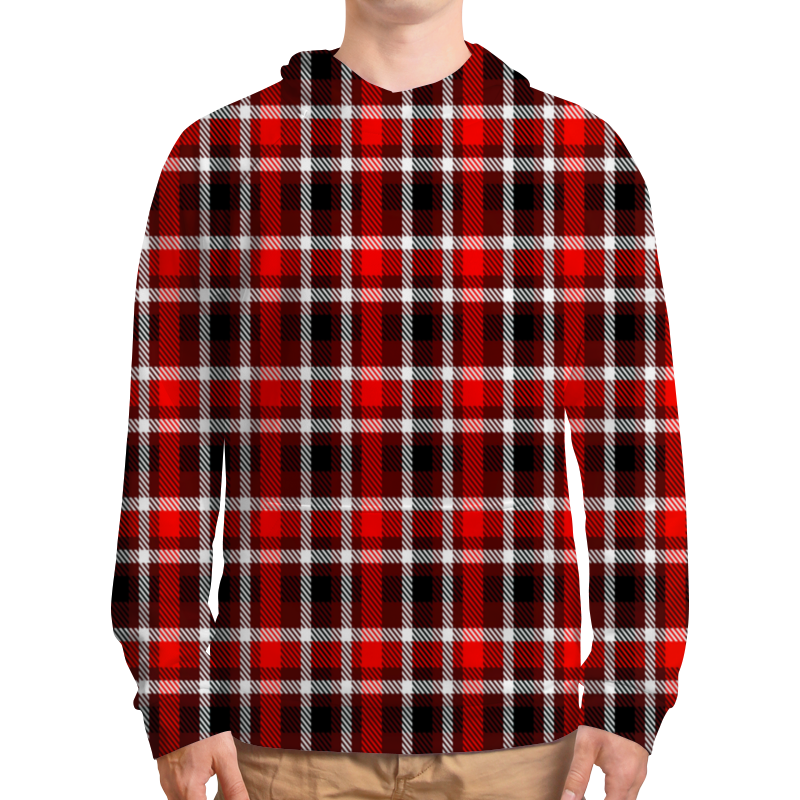 Printio Толстовка с полной запечаткой Шотландка