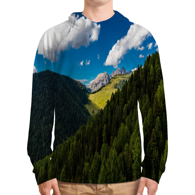 Printio Толстовка с полной запечаткой Лесной склон printio футболка с полной запечаткой мужская лесной склон