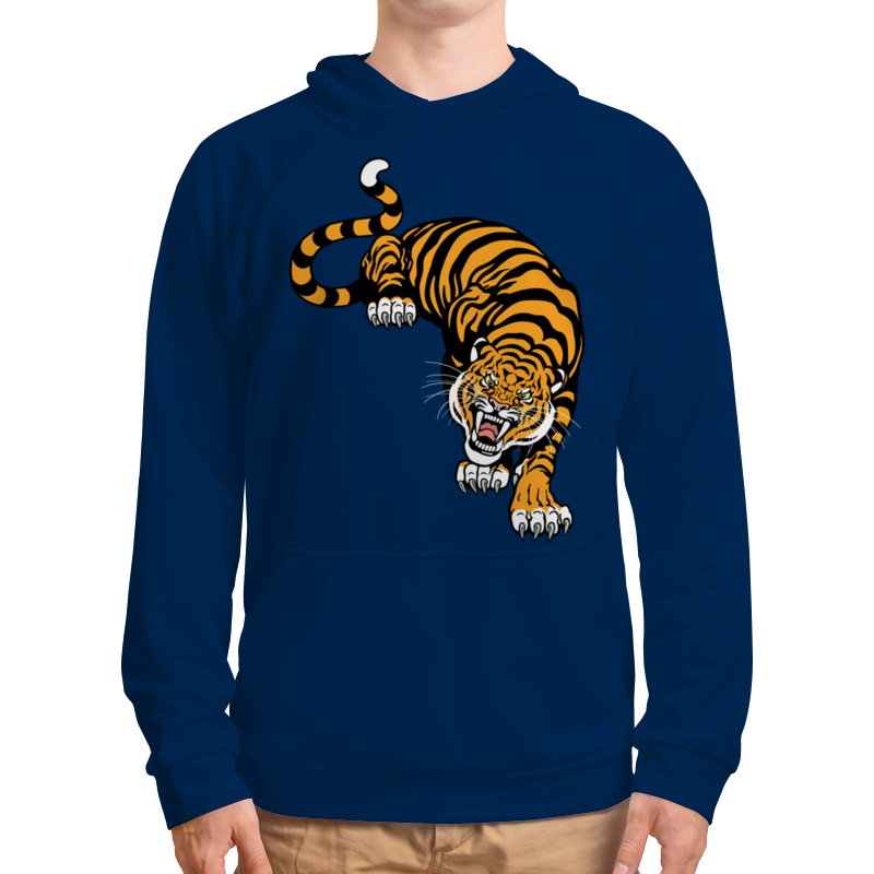 Printio Толстовка с полной запечаткой Свирепый тигр printio футболка с полной запечаткой для мальчиков свирепый тигр