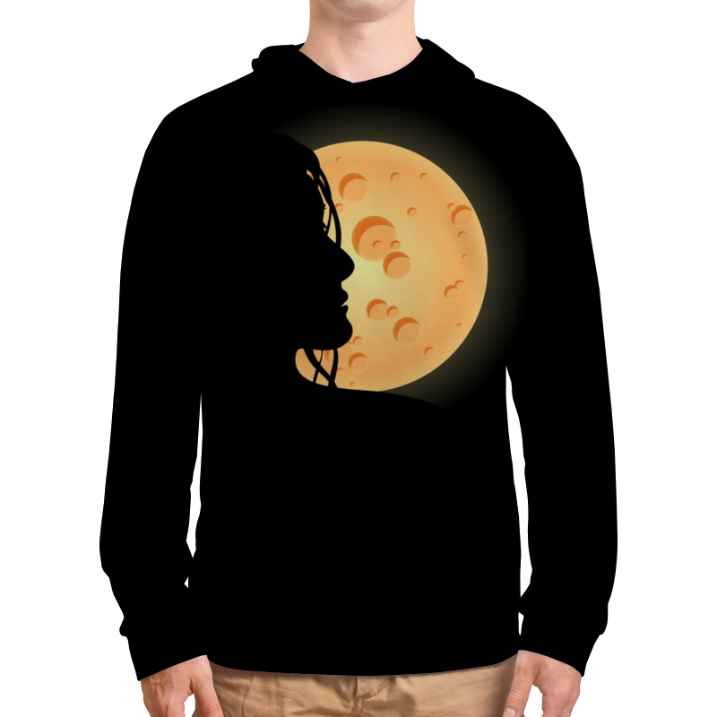 Printio Толстовка с полной запечаткой Look at the moon printio футболка с полной запечаткой женская look at the moon