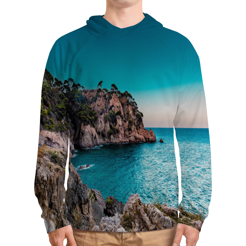 Printio Толстовка с полной запечаткой Берег printio футболка с полной запечаткой мужская берег