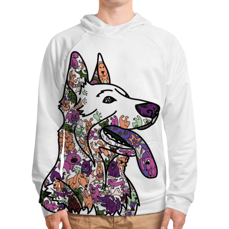 Printio Толстовка с полной запечаткой Забавные собаки printio футболка с полной запечаткой мужская забавные собаки