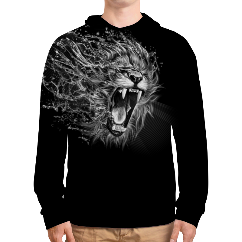 Printio Толстовка с полной запечаткой Lion (лев) printio футболка с полной запечаткой мужская лев lion