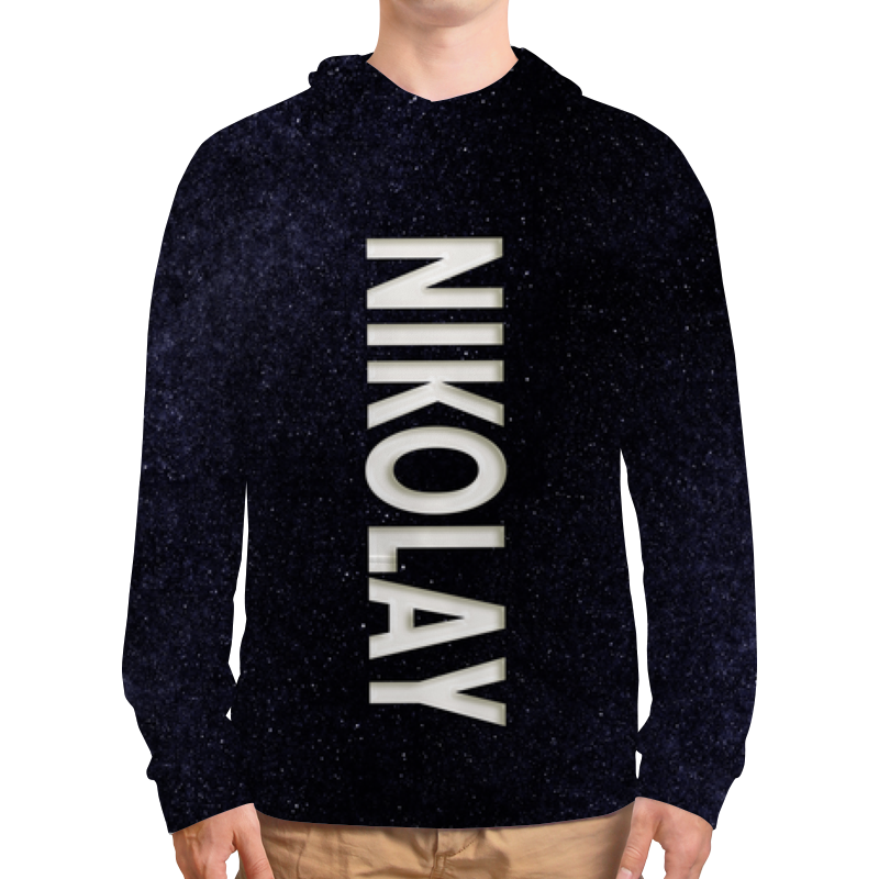 Printio Толстовка с полной запечаткой Николай