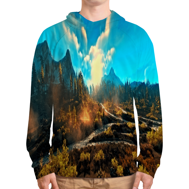 Printio Толстовка с полной запечаткой Лес в горах printio футболка с полной запечаткой для девочек лес в горах