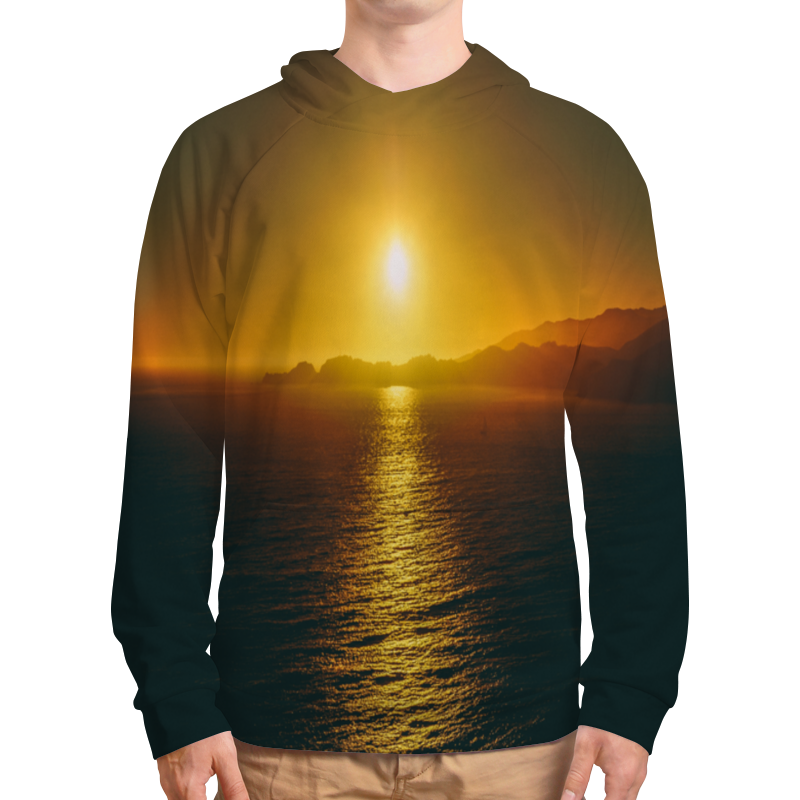 Printio Толстовка с полной запечаткой Закат над морем printio футболка с полной запечаткой для девочек закат над морем