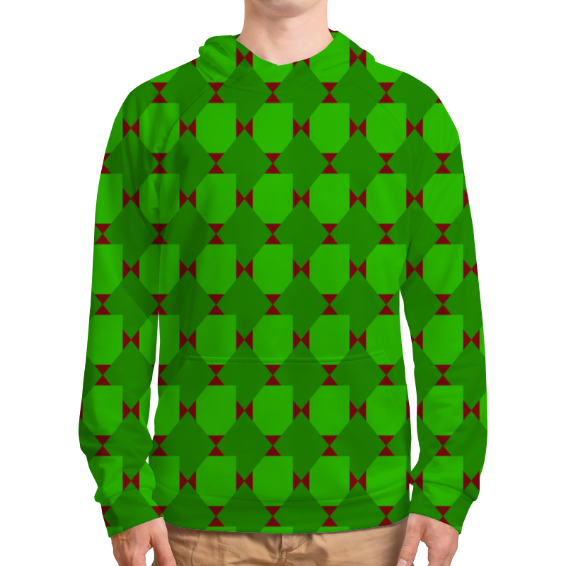 Printio Толстовка с полной запечаткой Зеленые ромбы printio футболка с полной запечаткой для мальчиков зеленые ромбы