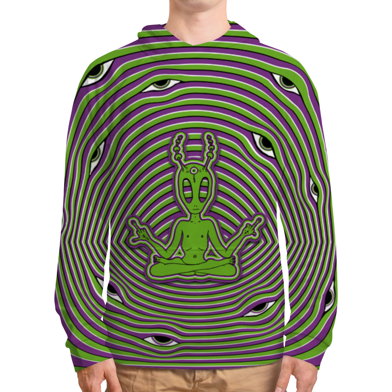 Printio Толстовка с полной запечаткой Alien printio футболка с полной запечаткой женская cute alien