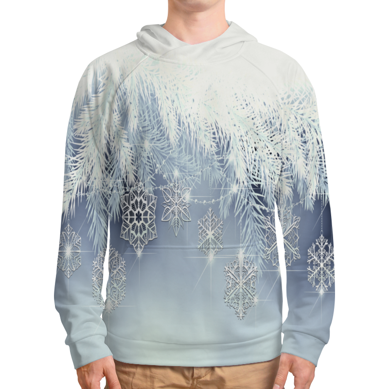 Printio Толстовка с полной запечаткой Снежная елка printio футболка с полной запечаткой для мальчиков снежная елка