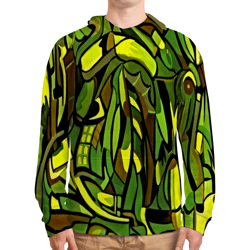 Printio Толстовка с полной запечаткой Оттенки зеленого printio футболка с полной запечаткой для мальчиков оттенки зеленого