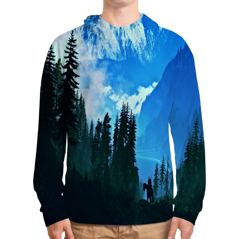 Printio Толстовка с полной запечаткой Елки в горах printio футболка с полной запечаткой мужская елки в горах