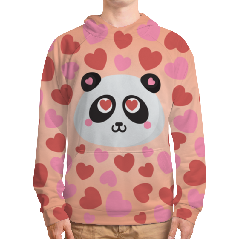 Printio Толстовка с полной запечаткой Влюбленная панда printio футболка с полной запечаткой женская влюбленная панда