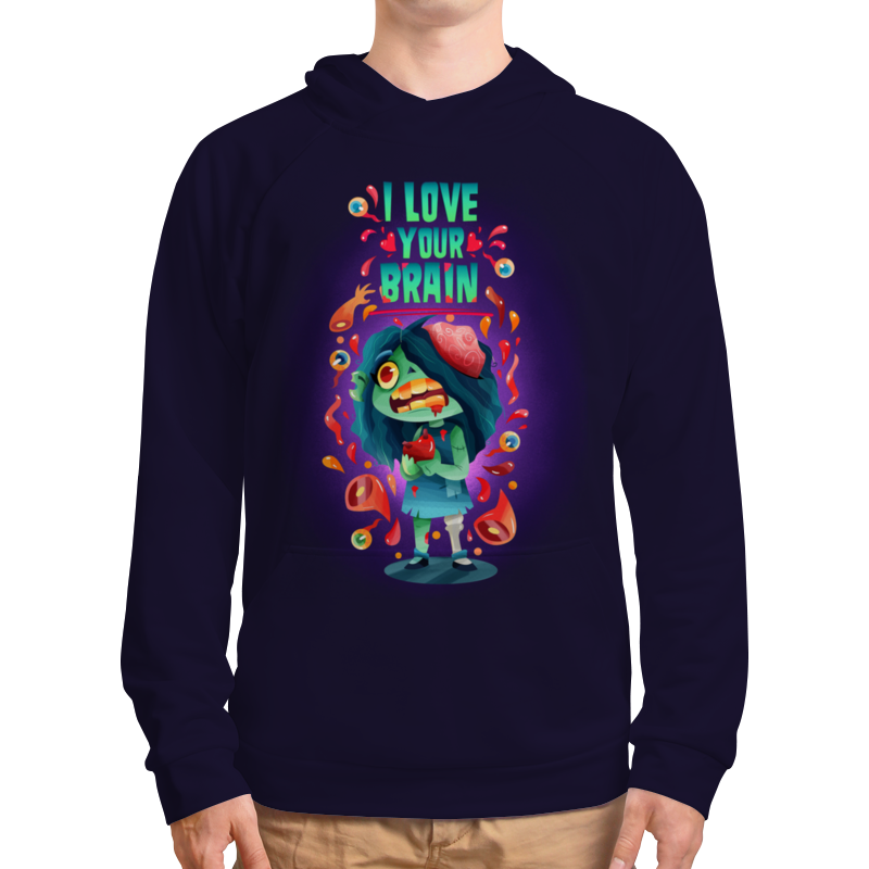 Printio Толстовка с полной запечаткой Милашка зомби