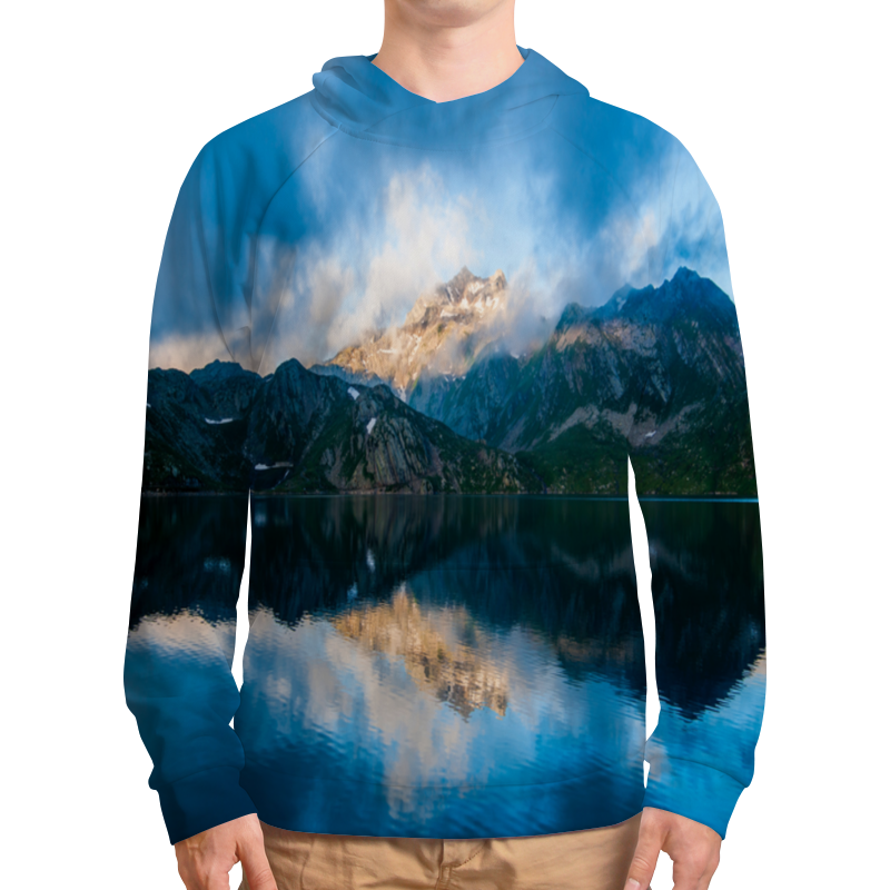 printio футболка с полной запечаткой мужская пейзаж гор Printio Толстовка с полной запечаткой Пейзаж гор