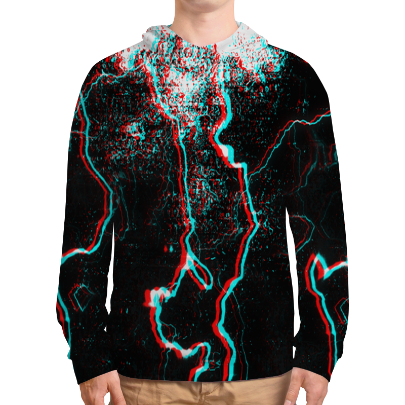 Printio Толстовка с полной запечаткой Молния