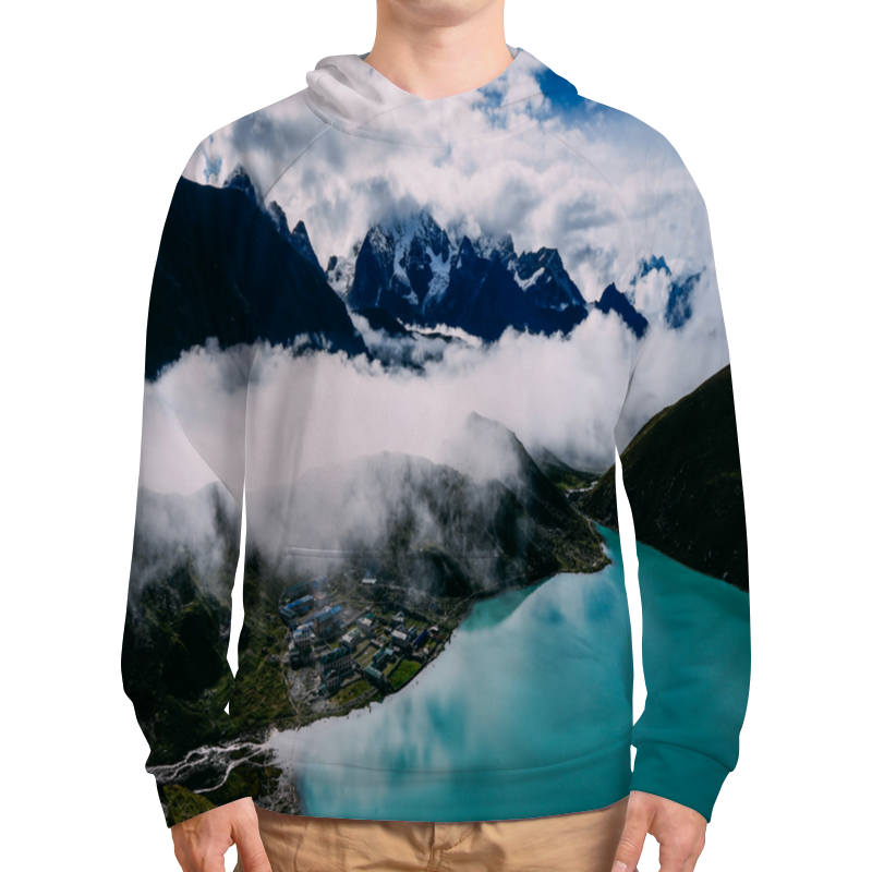 Printio Толстовка с полной запечаткой Туман в горах printio футболка с полной запечаткой для девочек туман в горах