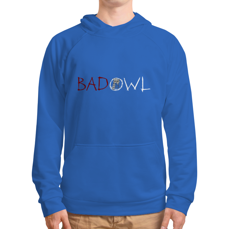 Printio Толстовка с полной запечаткой Bad owl - blue sky printio футболка с полной запечаткой женская floral owl