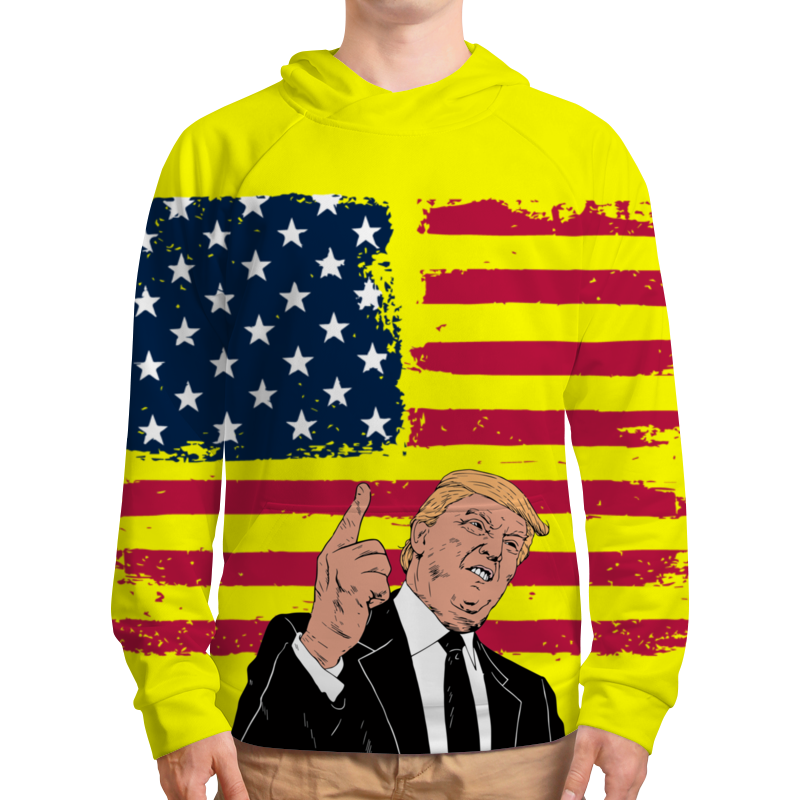 Printio Толстовка с полной запечаткой Дональд трамп printio футболка с полной запечаткой мужская дональд трамп