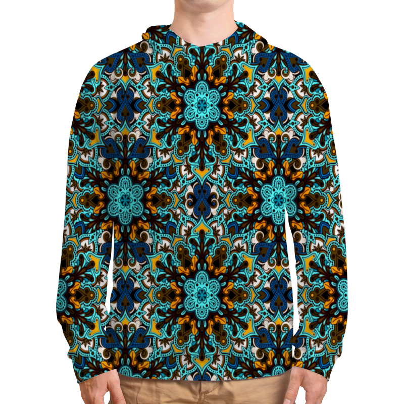 Printio Толстовка с полной запечаткой Цветы