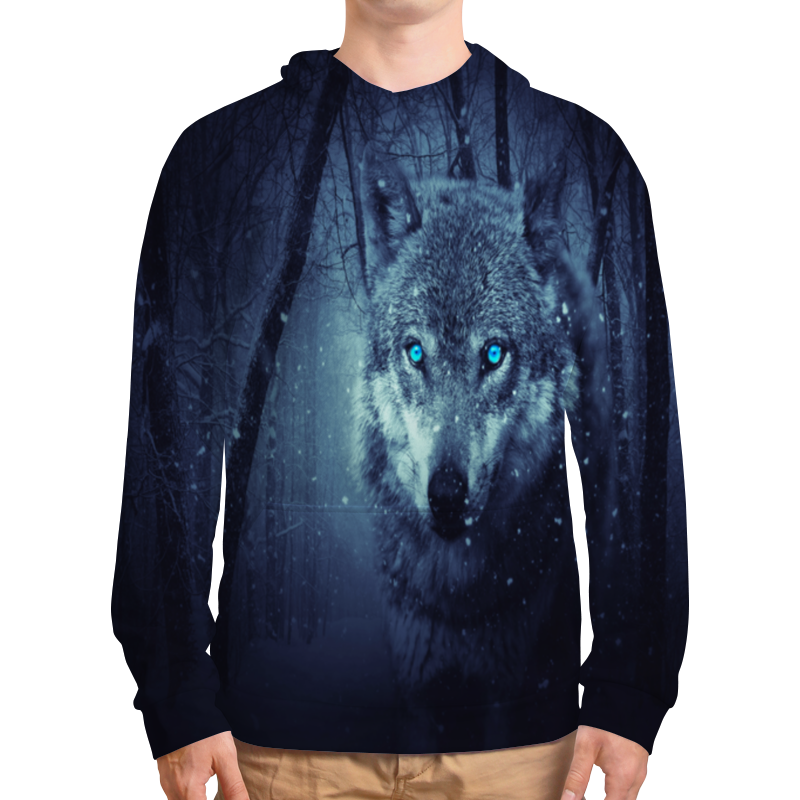 Printio Толстовка с полной запечаткой Волчий взгляд printio футболка с полной запечаткой мужская волчий взгляд