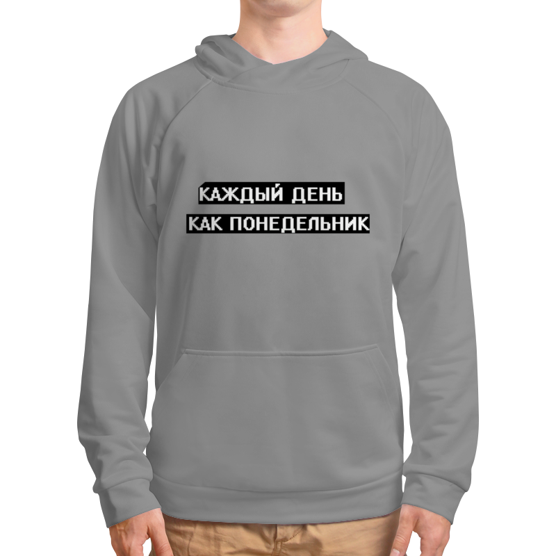 Printio Толстовка с полной запечаткой Понедельник