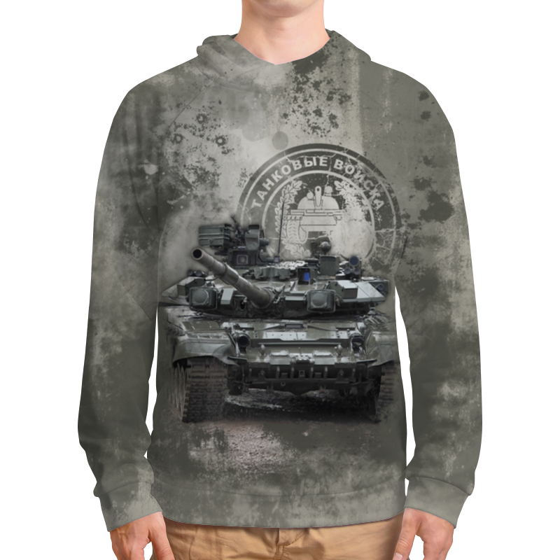 Printio Толстовка с полной запечаткой Танковые войска