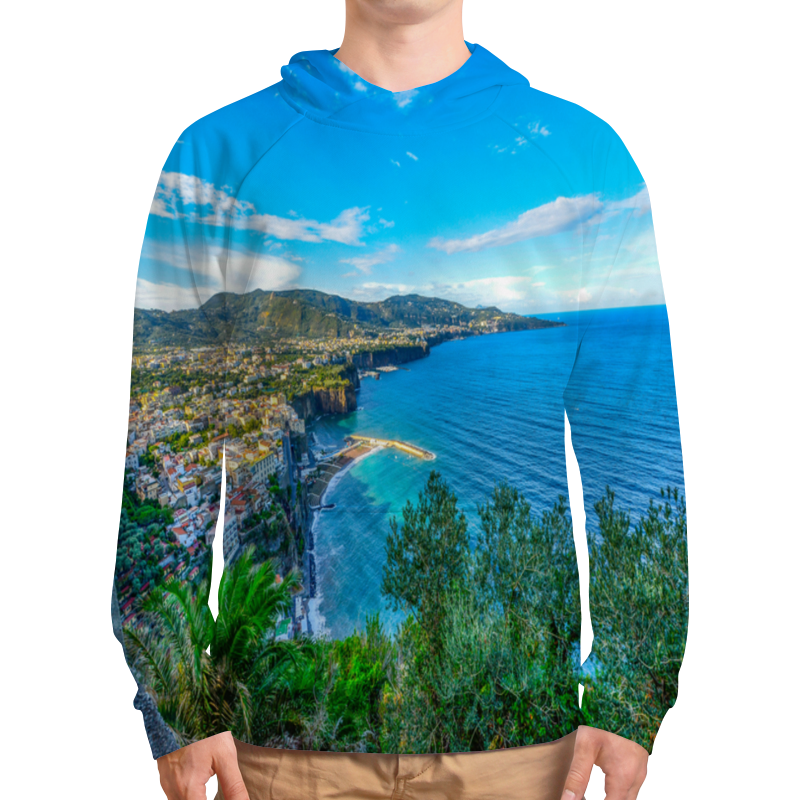 Printio Толстовка с полной запечаткой Город на берегу printio футболка с полной запечаткой мужская город на берегу