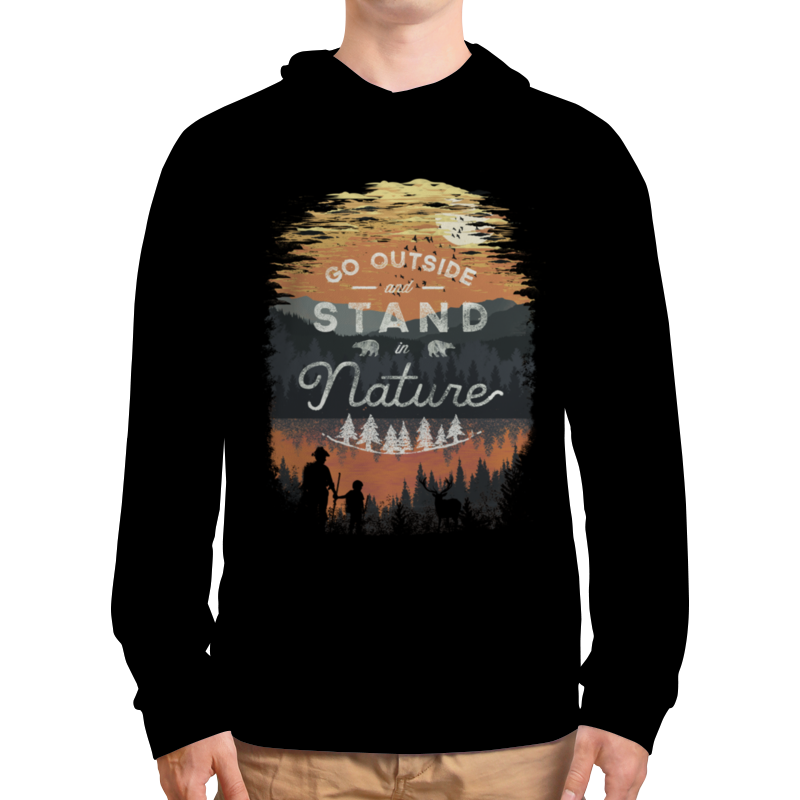 Printio Толстовка с полной запечаткой Выйди на природу printio футболка классическая выйди на природу
