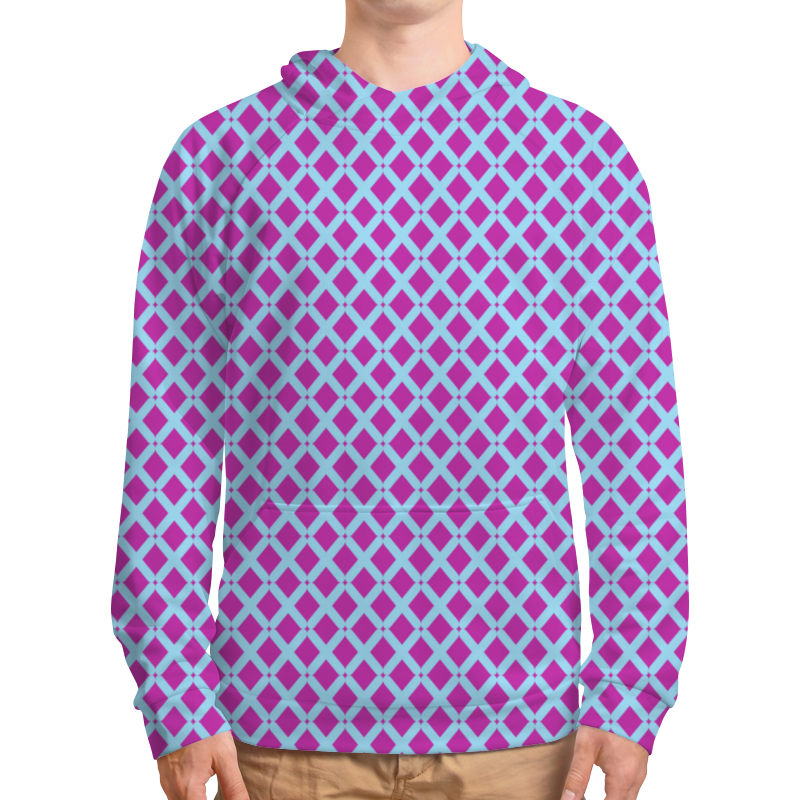 Printio Толстовка с полной запечаткой Клетка цветная printio футболка с полной запечаткой мужская цветная клетка