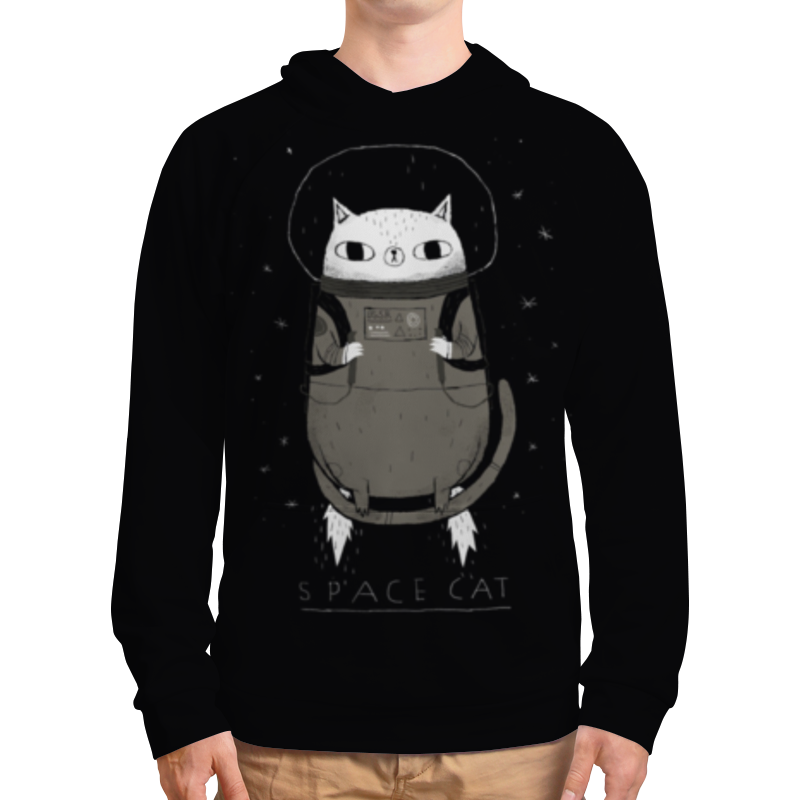 Printio Толстовка с полной запечаткой Space cat printio футболка с полной запечаткой женская space cat