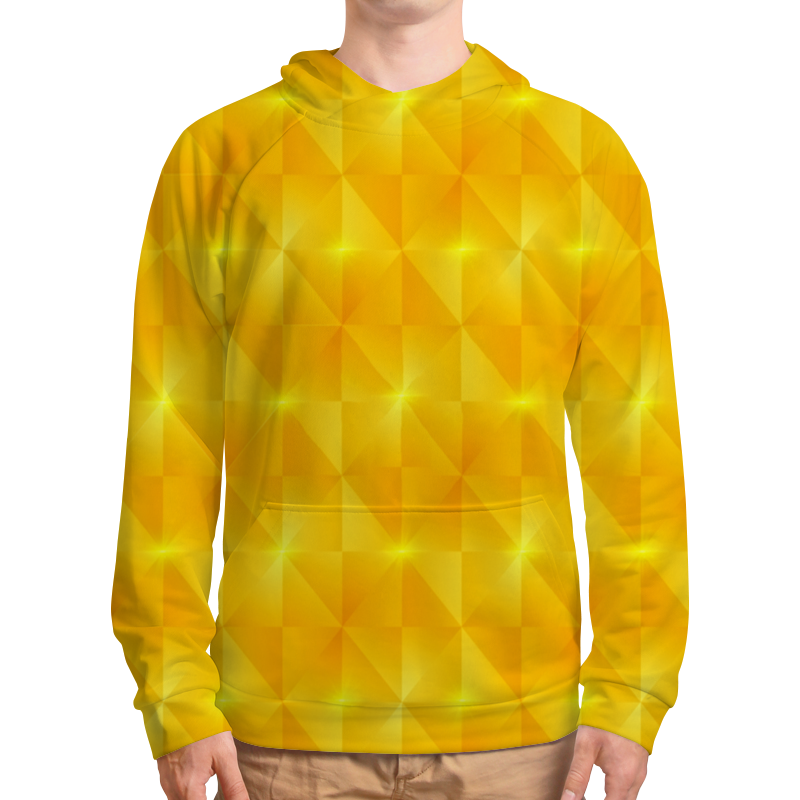 Printio Толстовка с полной запечаткой Желтые квадраты printio футболка с полной запечаткой мужская желтые квадраты