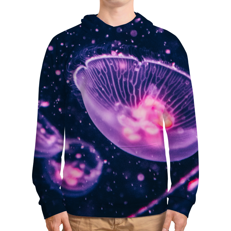 Printio Толстовка с полной запечаткой Jellyfish printio футболка с полной запечаткой женская jellyfish