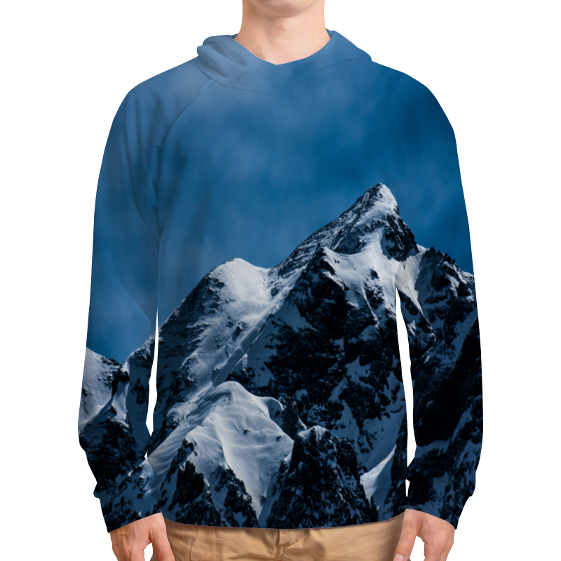 Printio Толстовка с полной запечаткой Снег в горах printio толстовка с полной запечаткой осень в горах
