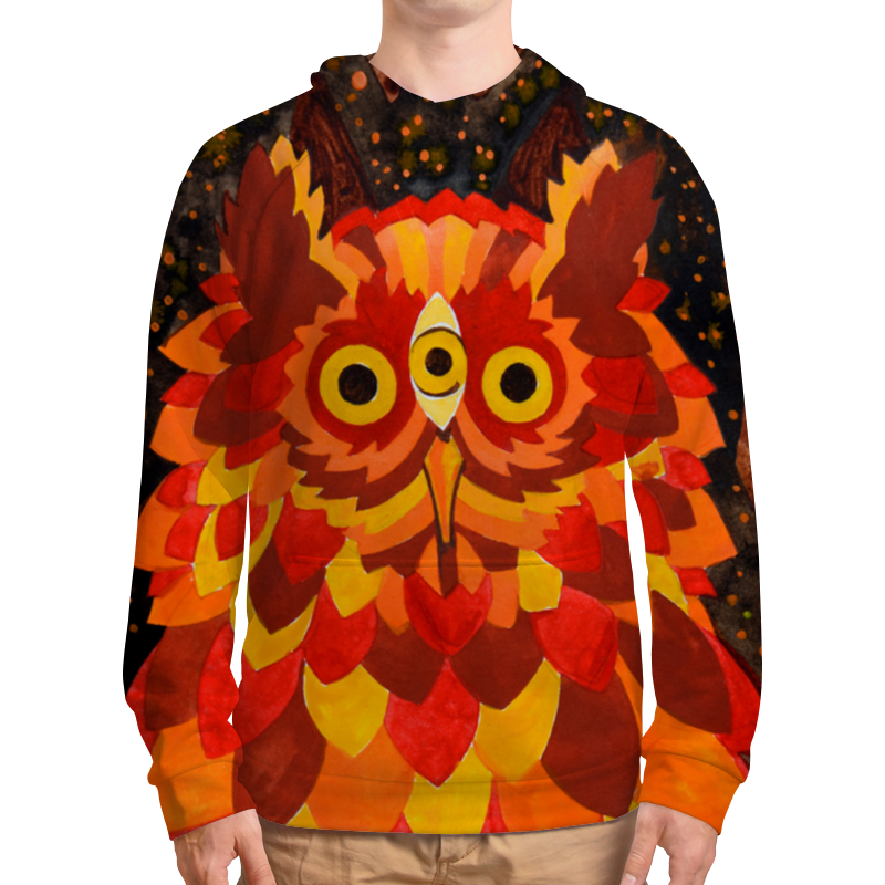 Printio Толстовка с полной запечаткой Осенняя сова printio футболка с полной запечаткой мужская осенняя сова 2